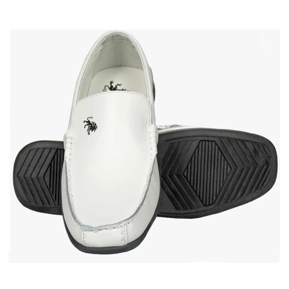 VLADO LUXURY ELITE Men’s White Vegan Leather Loafer
